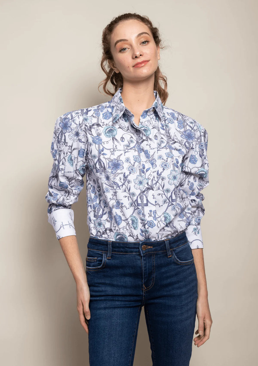 Ronner Design Fiorella Sky Classic Cotton Shirt