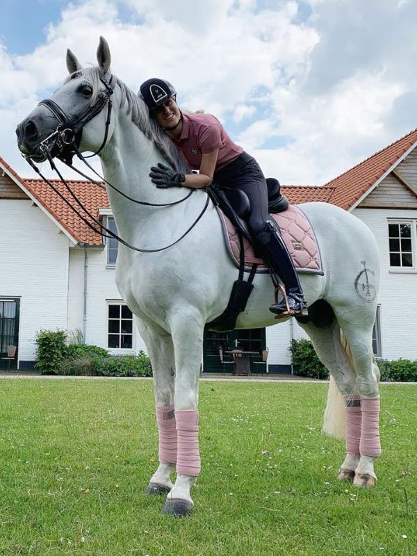 Equestrian Stockholm Fleece Bandages Pink