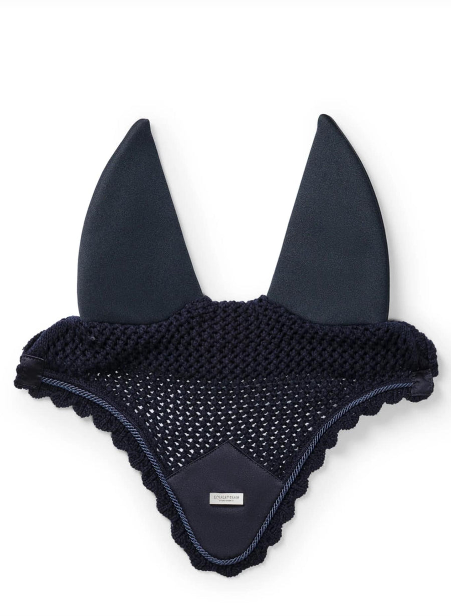 Equestrian Stockholm Ear Net Classic Navy