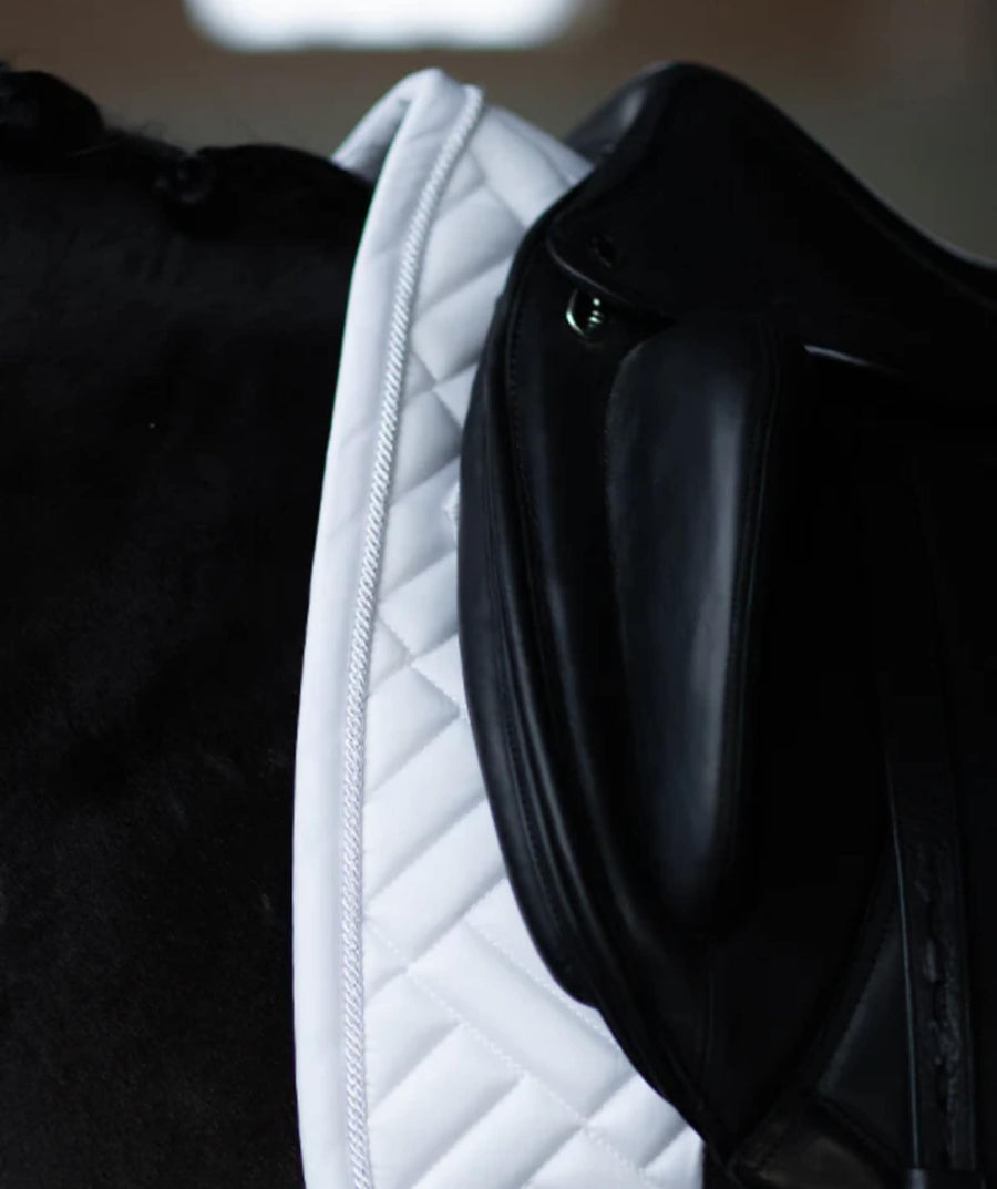 Equestrian Stockholm Modern Dressage Saddlepad White