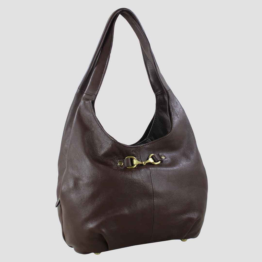 Grays1922 Grace Brown Slouchy Handbag