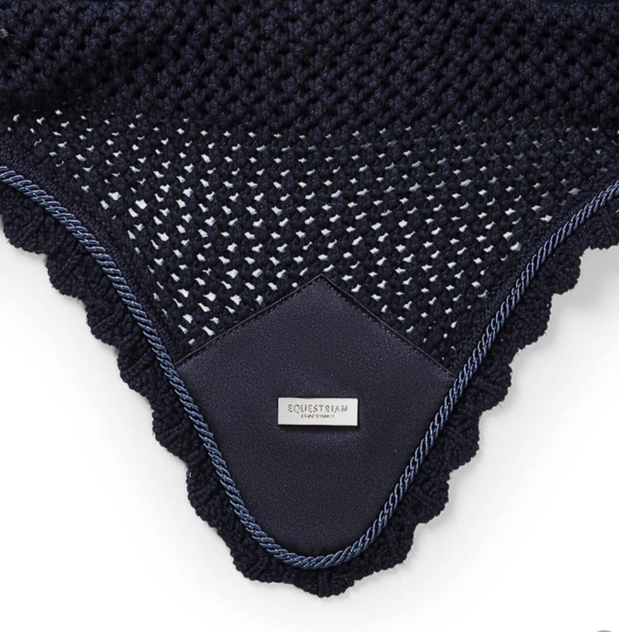 Equestrian Stockholm Ear Net Classic Navy