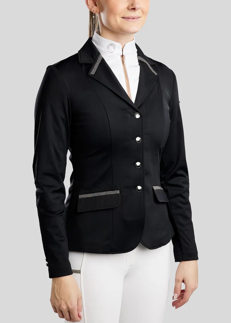 Montar MoGloria Glitter Tape Black Competition Jacket