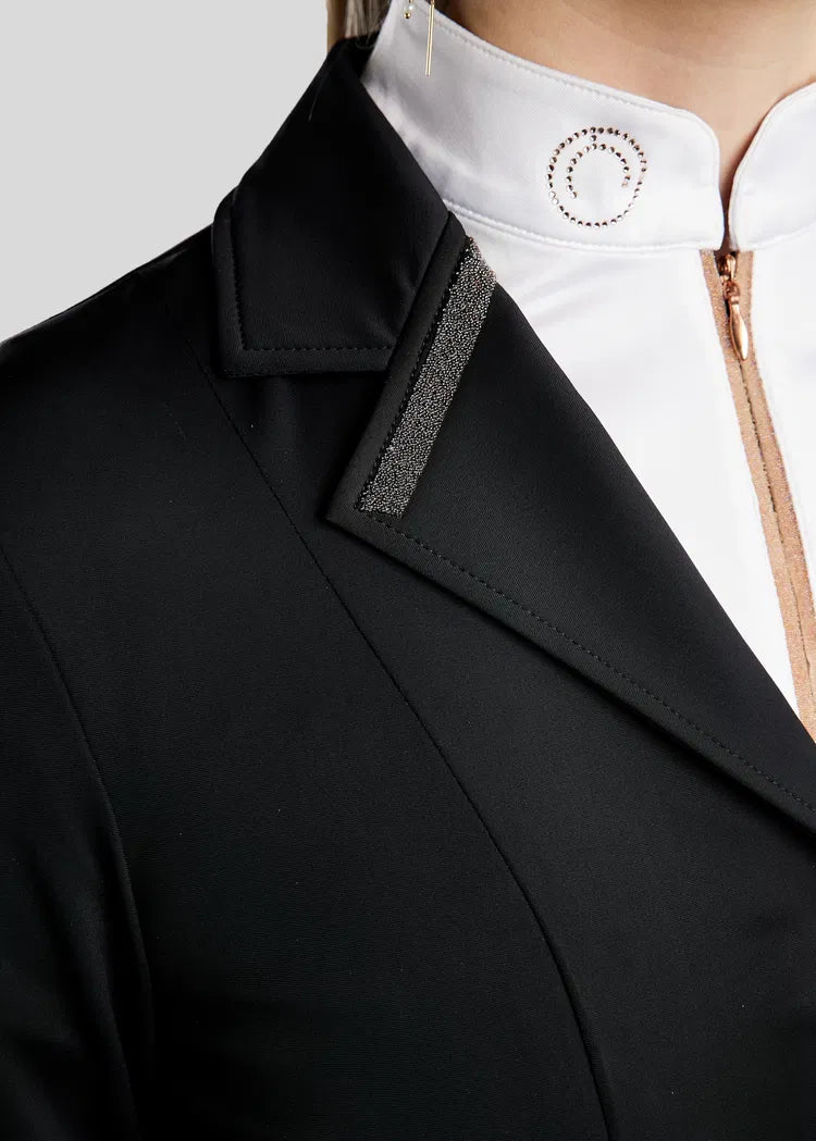 Montar MoGloria Glitter Tape Black Competition Jacket