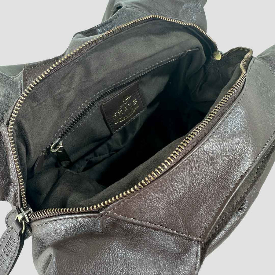 Grays1922 Grace Brown Slouchy Handbag
