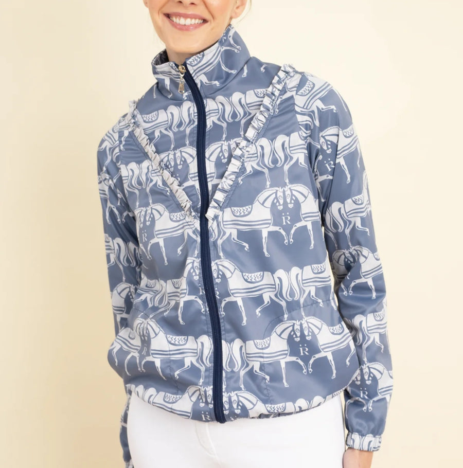 Ronner Zara Blue Windcheater Lightweight Jacket