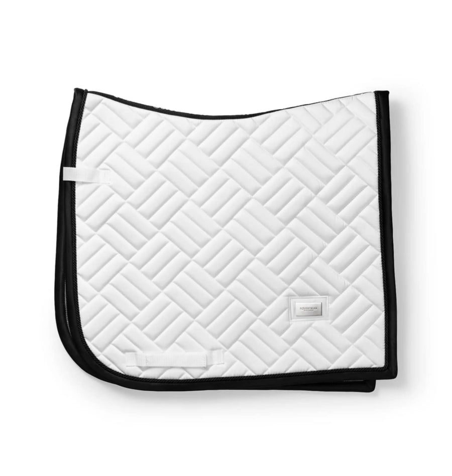 Equestrian Stockholm Modern White Black Edition Saddlepad