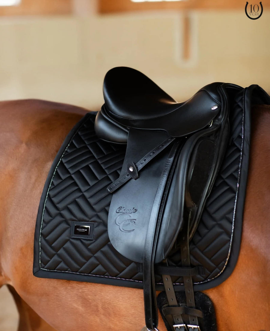 Dressage Saddlepad Modern Black