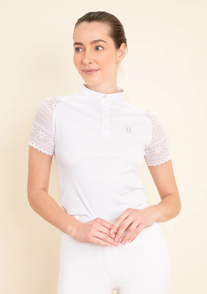 Ronner Ella White Lace Showshirt