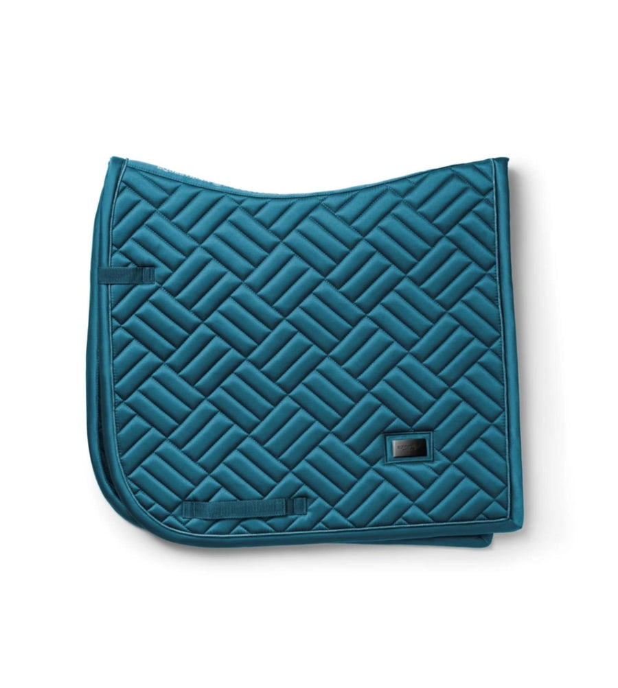 Equestrian Stockholm Modern Dressage Saddlepad  Teal Blue