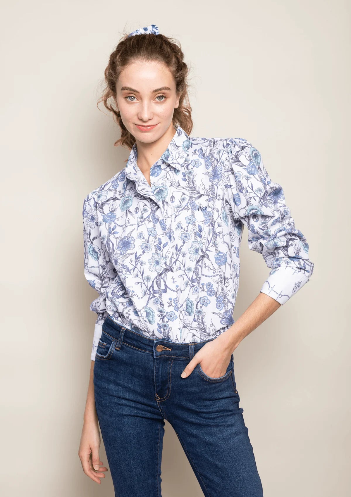 Ronner Design Fiorella Sky Classic Cotton Shirt – KC Equestrian Wear