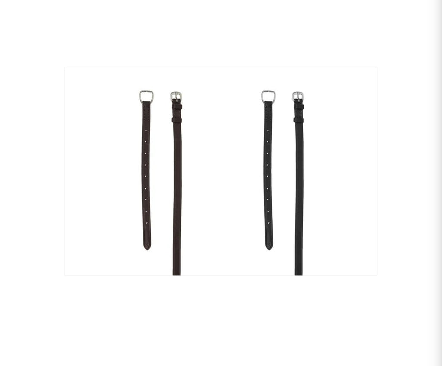 PS Of Sweden Black Flat Dark Stitches throatlatch