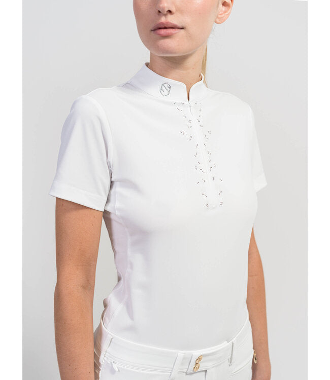 Samshield Loise Crystal Leaf Shortsleeved Shirt White