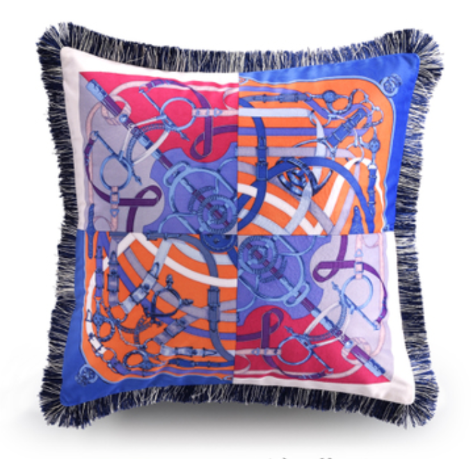 New Style Vibrant Cushion blue and red bits and reins