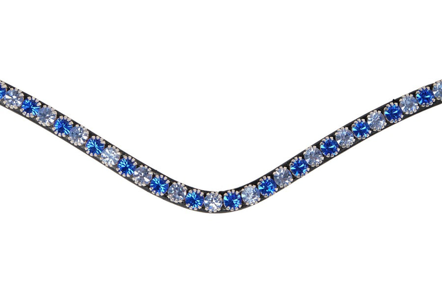 Montar Sapphire/light Blue Snap on Browband