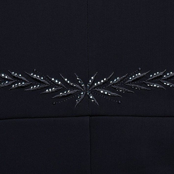 Samshield Black Embroidery Dressage Tails