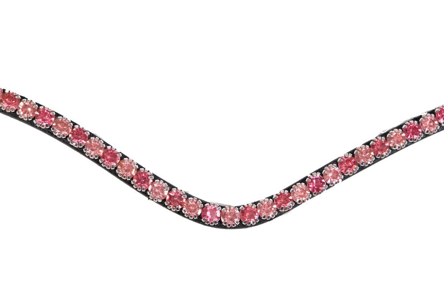 Montar Pink Twotone Sleek Crystal Browband