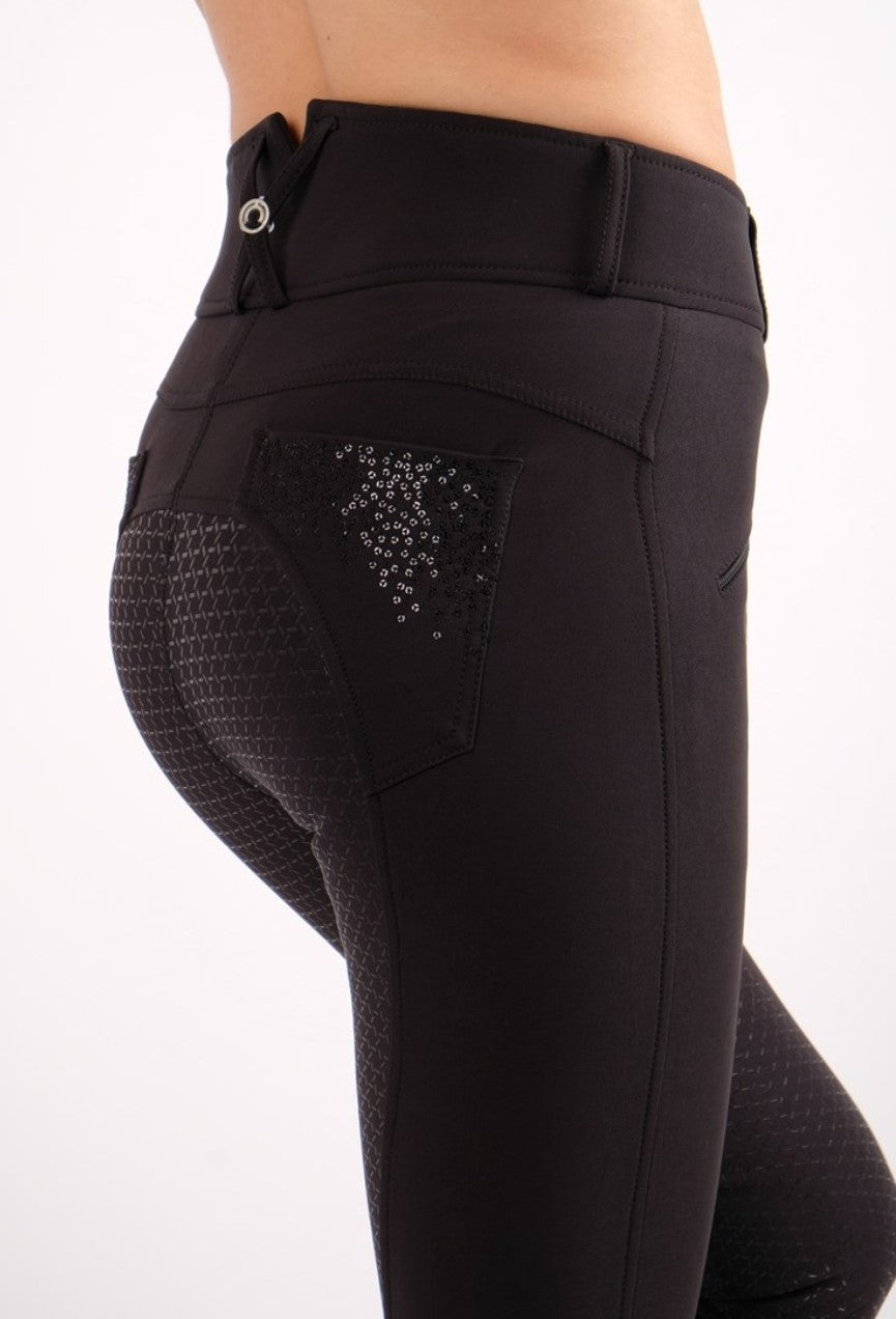 Montar Lydia Sequin Black Fullseat breeches