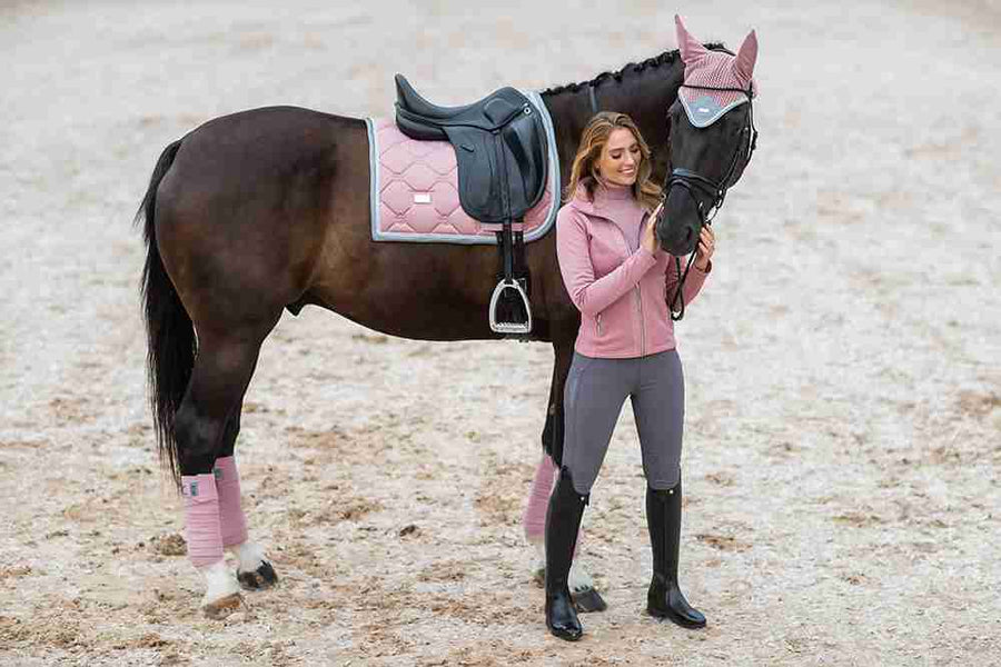 Equestrian Stockholm Pink Crystal Saddlepad